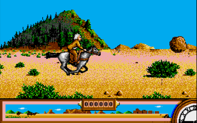Back to the Future Part III - Atari ST game screenshot (1991) by Image Works